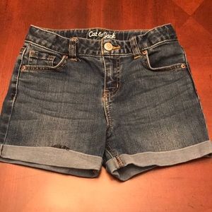 Final Price ! Cat and Jack Jean shorts 6/6X